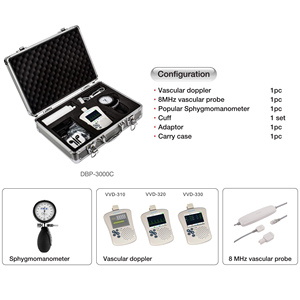 Doppler Vascular Portátil Veterinario <span class=keywords><strong>de</strong></span> 8Mhz, Detector <span class=keywords><strong>de</strong></span> Velocidad del Flujo Sanguíneo por Ultrasonido para Cirugía Médica y Hospital - Product Image 4