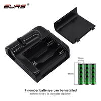 EURS Auto Light Accessories Lampe projecteur fantôme laser sans fil à LED 12V Lumière d'accueil de porte de voiture État neuf