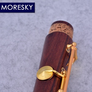 MORESKY Clarinette professionnelle en bois de rose Bb plaquée or 18 clés personnalisable en bois de Mopane M151 (OEM) - Product Image 5
