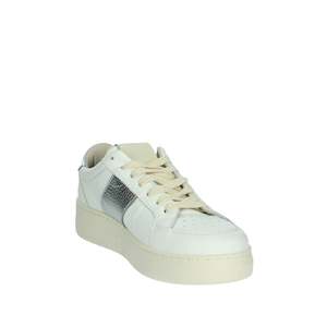 Zapatillas Deportivas Saint para Mujer, Blancas y Plateadas, de Cuero, con Plataforma, Moda Casual - Product Image 5