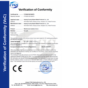Clôture d'<span class=keywords><strong>isolation</strong></span> en treillis métallique pour atelier, cloison de séparation d'entrepôt, treillis sur mesure galvanisé, filet de sécurité pour la protection des équipements - Product Image 6