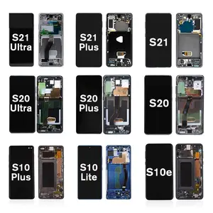 Oem chất lượng ban đầu điện thoại di động S3 S5 S6 S7 cạnh S9 S10 S21 siêu Màn hình LCD cho Samsung Galaxy S8 cảm ứng hiển thị thay thế