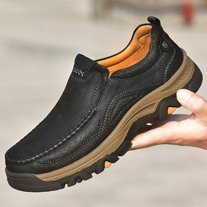 Zapatos Deportivos Casuales de Piel Genuina para Hombre, con Cordones, Transpirables, para Primavera, Verano, Otoño e Invierno, Diseño de Moda, Forro de Malla - Product Image 6