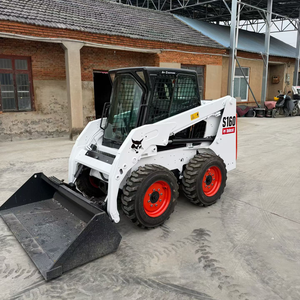 Cargadora Compacta Usada <span class=keywords><strong>Bobcat</strong></span> S160, Minicargadora de Ruedas <span class=keywords><strong>S130</strong></span> S185 S300 S450 para Construcción, Agricultura y Remoción de Nieve - Product Image 4
