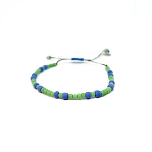 Custom Korea Style Lucky Adjustable Handmade Seed Bead Bracelets Friendship Charm Bracelets For Women Girls Jewelry