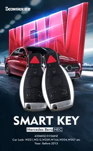 3 taste flip folding smart entry auto schlüssel fall shell fob remote auto key fall für mercedes benz a w168 w124