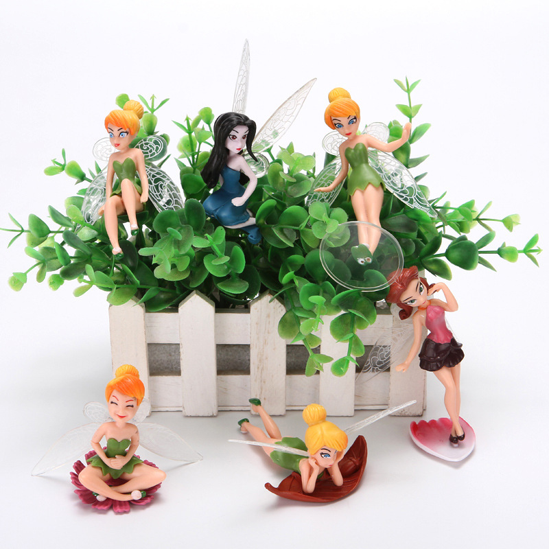 MEZHEN Fairy Taartdecoratie Garden Fee Taarttopper Verjaardag Taartdecoratie Mushroom House Cake Decoratie Vlinder Verjaardag Cupcake Toppers Decoratie Fairy Party Supplies 14 stuks