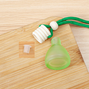 Mini flacon <span class=keywords><strong>vide</strong></span> de 8 ml pour désodorisant, avec <span class=keywords><strong>bouchon</strong></span> en bois, coloré, à suspendre, pour parfum de voiture - Product Image 5