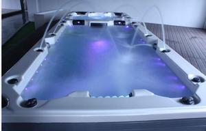 Vente en gros Baignoire de luxe libre Massage Piscine extérieure intelligente Piscine sans fin Bain à remous Combo Hydropool Aqua Sport Swim <span class=keywords><strong>Spa</strong></span> - Product Image 6