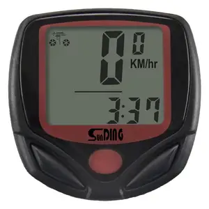 SUNDING SD-548B Sepeda MTB Anti Air, Speedometer Komputer Sepeda LCD Digital, Odometer Sepeda Stopwatch, Aksesori Sepeda