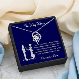 Collier Pendentif Simple en Forme de Cœur Micro-Incrusté de Zircon Sculpté Populaire pour Filles - Product Image 3