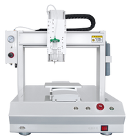 Robot de distribution de colle rotatif automatique Machine de distribution de colle à 3 axes avec colle thermofusible, UV, résine