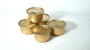 965 # आसान-आंसू पन्नी ढक्कन पर्यावरण के अनुकूल भोजन ग्रेड एल्यूमीनियम डिस्पोजेबल कटोरे ट्रे 350 एमएल राउंड - Product Image 5