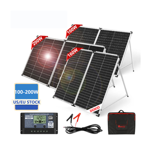 Dokio ชุดชาร์จแผงเซลล์แสงอาทิตย์แบบพับได้100W 150W 160W 200W - Product Image 1