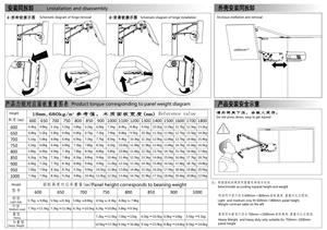 Armoire de <span class=keywords><strong>cuisine</strong></span> à double ouverture avec fermeture douce, porte rabattable, système de maintien à double battant, support de porte hydraulique pour quincaillerie de <span class=keywords><strong>cuisine</strong></span> - Product Image 6