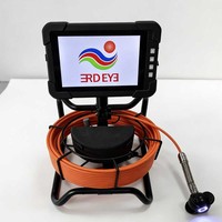Caméra d'inspection de canalisation d'égout de 14 mm avec moniteur portable de 7 pouces et câble de 20 m (67 pieds)