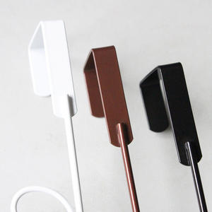 Crochet <span class=keywords><strong>de</strong></span> porte en fer forgé à la main, sans trace, en métal, sans clou, cintre <span class=keywords><strong>pour</strong></span> vêtements - Product Image 4