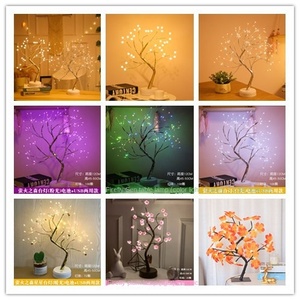 Lumière Nocturne LED Ambiance Blanc Chaud, Design Étanche, Corps en Fil de <span class=keywords><strong>Cuivre</strong></span>, pour Chambre à Coucher Intérieure, Ambiance de Noël, Vente en Gros - Product Image 2