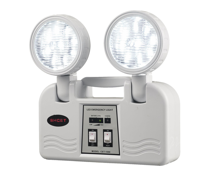 CET-1088 Wholesale High Quality Twin Emergency Spot Light with Battery