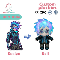 Servicio de Maquetación 3D: Peluche Humanoide Personalizado Súper Suave de Algodón PP Bordado para Alivio del Estrés, Ideal para Merchandising de Películas (CPC)