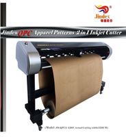 Réductions Stock du fabricant Jindex QQ Shape New Design CAD Printer And Cutter Vêtements Pattern Plotter