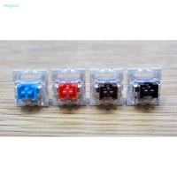 DIY [+] Interrupteurs anti-poussière bleus, rouges et jaunes à axe transversal pour impression 3D, modèle de matériau, touches anti-stress, bouton de clavier, jouet anti-stress