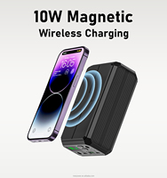 Banque de puissance de sortie en métal 30000mah type-c PD 100W banque de puissance de Charge sans fil haute capacité charge rapide batterie Portable pour CPAP