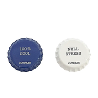 Logotipo de impresión personalizado de fábrica, tapa de botella de cerveza, tornillo de agua de metal, tapas de botella de aluminio