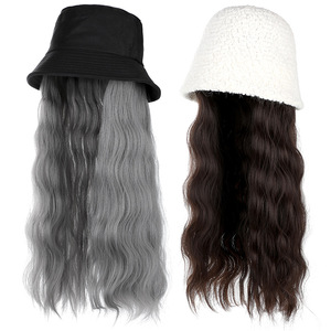 Parrucca Fujia di Alta Qualità, Regolabile e Staccabile, con Nastro Magico, Capelli Lunghi Ricci Ondulati, Resistenti al Calore <span class=keywords><strong>per</strong></span> Donne - Product Image 3
