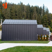 Maison préfabriquée modulaire de type loft de 42 m² avec balcon et jacuzzi extérieur, maison miniature préfabriquée de luxe pour les locations de villas et Airbnb