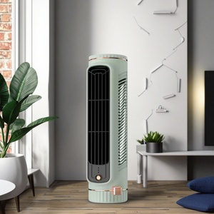 Ventilador de Torre Eléctrico Portátil de 3 Velocidades, Diseño que Ahorra Espacio, Bajo Precio, Plástico, Mecánico, con Batería, para Uso Doméstico, Solar - Product Image 6