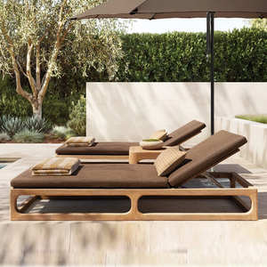 طاولة وكرسي أثاث للحدائق في مطعم خشب الساج - Product Image 5