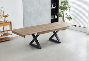 Sang Trọng 8-Mảnh Mở rộng Bàn Ăn Và Ghế Đặt Hiện Đại Bằng Gỗ Thiết Kế Cho Nhà & Khách Sạn Sử Dụng Cho Căn Hộ & Phòng Ăn - Product Image 6