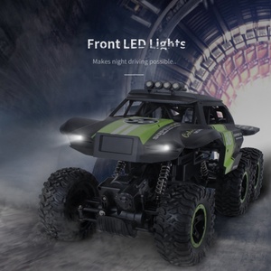 Voiture télécommandée SJY-Q101, jouet RC, échelle 1:12, 6x6, grande vitesse, roues larges, éclairage à commutation rapide, voiture tout-terrain RC, 6KM/H - Product Image 4