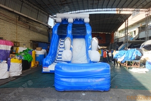 <span class=keywords><strong>Toboggan</strong></span> aquatique <span class=keywords><strong>gonflable</strong></span> pour <span class=keywords><strong>piscine</strong></span> avec séparation sèche et humide - Product Image 2
