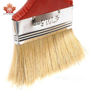 Pinceles de pintura de <span class=keywords><strong>cerdas</strong></span> naturales de alta calidad con mango de madera Soporte OEM personalizable para bricolaje y pintura de pared industrial - Product Image 1