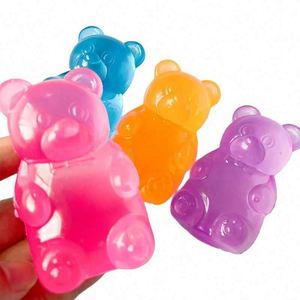 Candy Color TPR <b>Gummy</b> <b>Bear</b> Squishy Toy Slow Rebound Stress Ball-Soft Stretchy Sensory Toy for Office/School/Home - Product Image 3