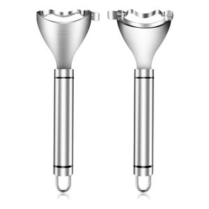 Gadget de cuisine tendance, poignée ergonomique, éplucheur de maïs créatif en acier inoxydable 430 - Product Image 1