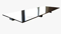 Chauffage mural électrique en verre à convection WiFi 120V/220V, étanche, avec application mobile