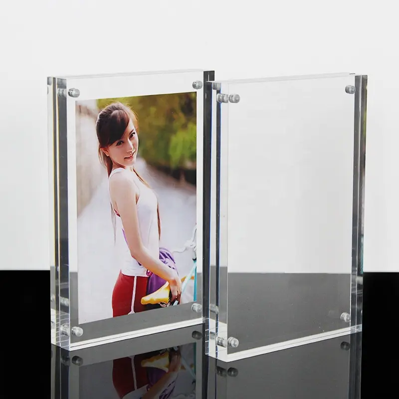 Custom Acryl Transparante Dikke Magnetische Fotowand Frame <span class=keywords><strong>Plexiglas</strong></span> Producten Verwerking