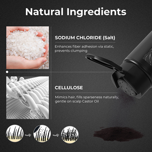 Fibra Capilar OEM/ODM com Etiqueta Privada Personalizada, Fibra de Proteína para Cabelos Mais Grossos Instantaneamente, Pó para Cabelos Ralos - Product Image 6