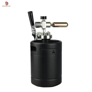 Chất lượng cao dự thảo bia Thùng thép không gỉ áp lực thủ công bia keg Dispenser Set