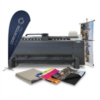 Printer Bendera Satu Sisi Lebar 2004B 2.05m Dengan 2 Printhead I3200 A1 untuk Pencetakan Kain Strip Bendera Iklan