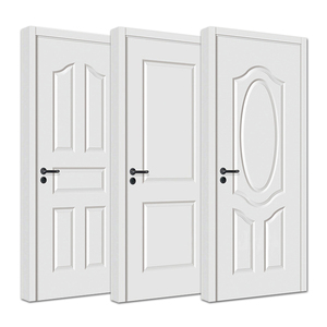 Puertas de Madera Laminada Moldeada de Lujo, Puertas de MDF para Casa, Hotel, Apartamento, Interior, Habitación, Aislamiento Acústico, <span class=keywords><strong>Puerta</strong></span> de Madera HDF con Lacado Blanco - Product Image 6