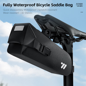 Sac de voyage pour vélo de montagne et de route WEST BIKING, imperméable, à libération rapide, résistant aux rayures, durable, sac arrière pour vélo, sac de selle - Product Image 5