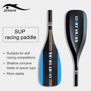 Qingsha Carbon Fiber T700 3K Stand up <strong>Paddle</strong> Surf Racing <strong>Paddle</strong> 380g Lightweight Durable &amp; Comfortable Ocean Use Unisex - Product Image 4