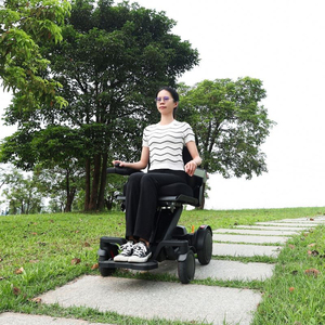 2025 Asiento ergonómico caliente Diseño ajustable Silla de ruedas eléctrica Silla de ruedas de movilidad Motorizada Todo terreno Nuevo diseño Silla de ruedas - Product Image 6
