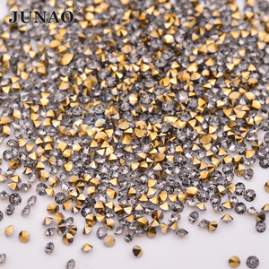 Jujijunao — Mini ongles en verre, <span class=keywords><strong>strass</strong></span>, Pixie cristal, diamant, pour Nail Art, maquillage, bricolage, 1.2mm - Product Image 2