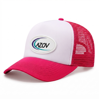 Casquette de baseball unisexe cool multicolore brodée avec un pentagramme, simple, réglable, en maille éponge AZOV