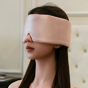 Nouveau <span class=keywords><strong>masque</strong></span> oculaire occultant à double détection de chaleur et de froid, type capsule spatiale, pour le sommeil, le bureau, les voyages, les pauses, tout compris, réduction du bruit - Product Image 2